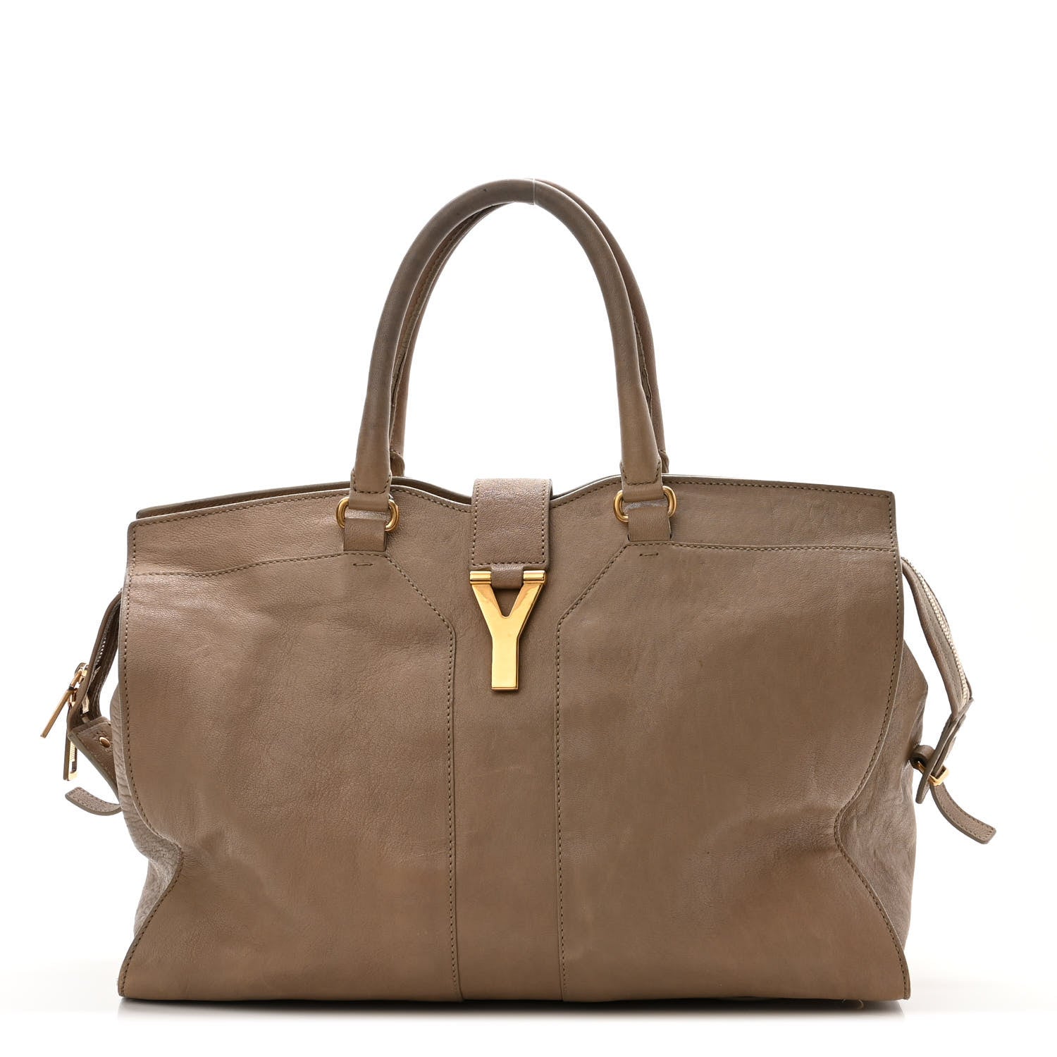 Saint Laurent Sheepskin Large Cabas ChYc Beige 1 of 12