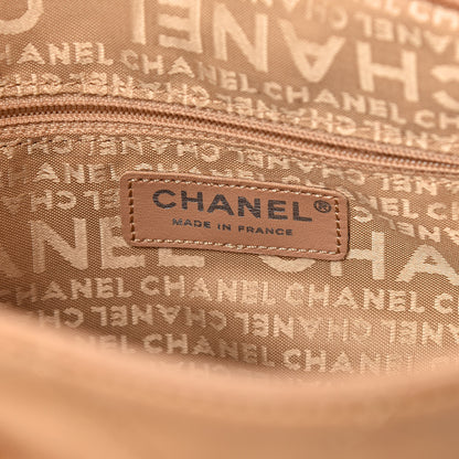 Chanel Lambskin Stitched Medium Ultimate Soft Tote Beige 6 of 10