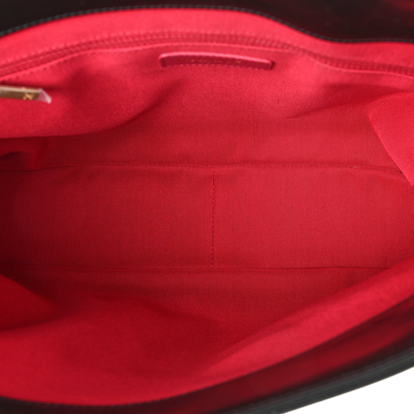 Shiny Aged Calfskin Quilted Large Shopping Bag Black