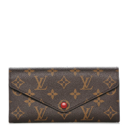 Louis Vuitton Monogram Josephine Wallet Red 1 of 6