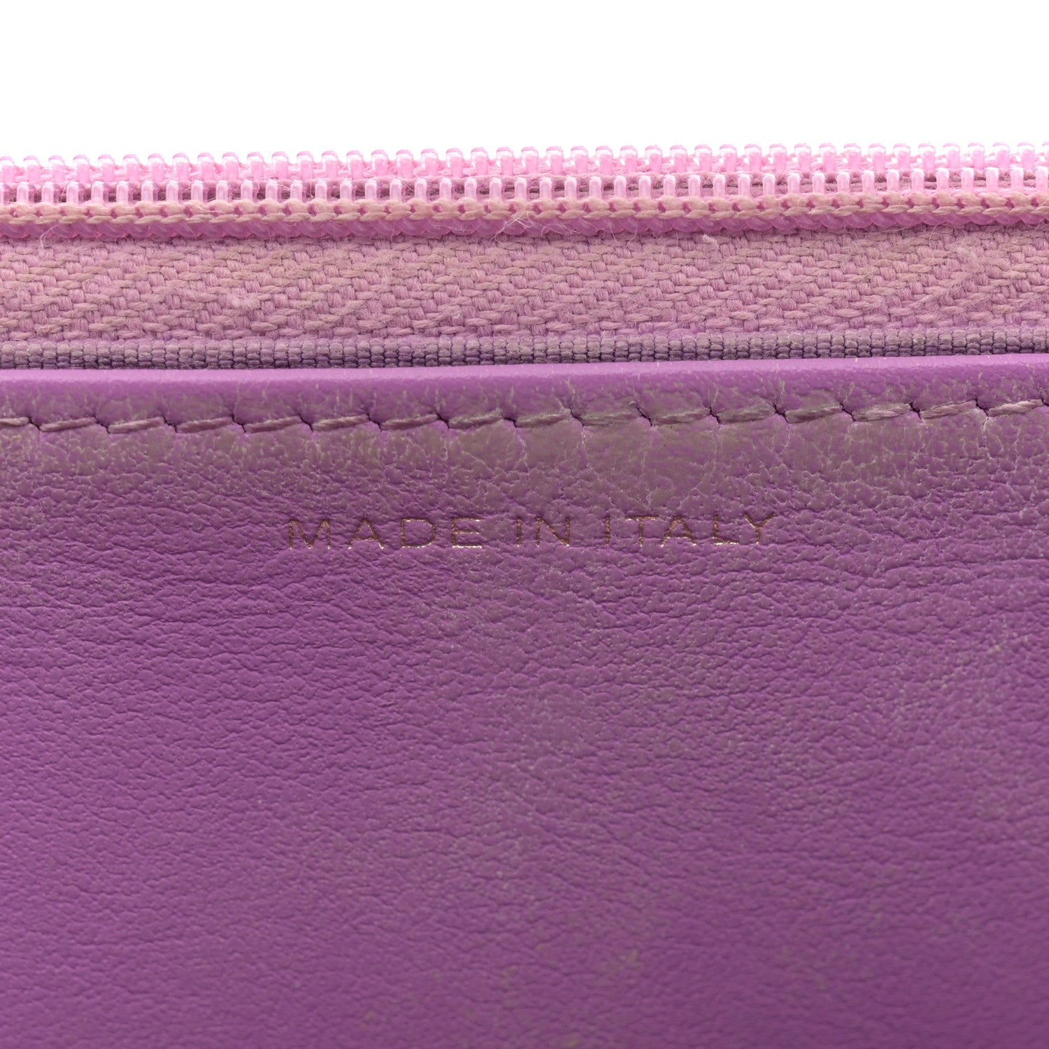 Chanel Patent Quilted Wallet On Chain WOC Purple 7 of 13