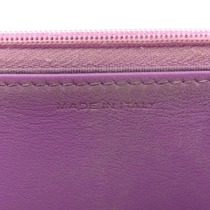 Chanel Patent Quilted Wallet On Chain WOC Purple 7 of 13