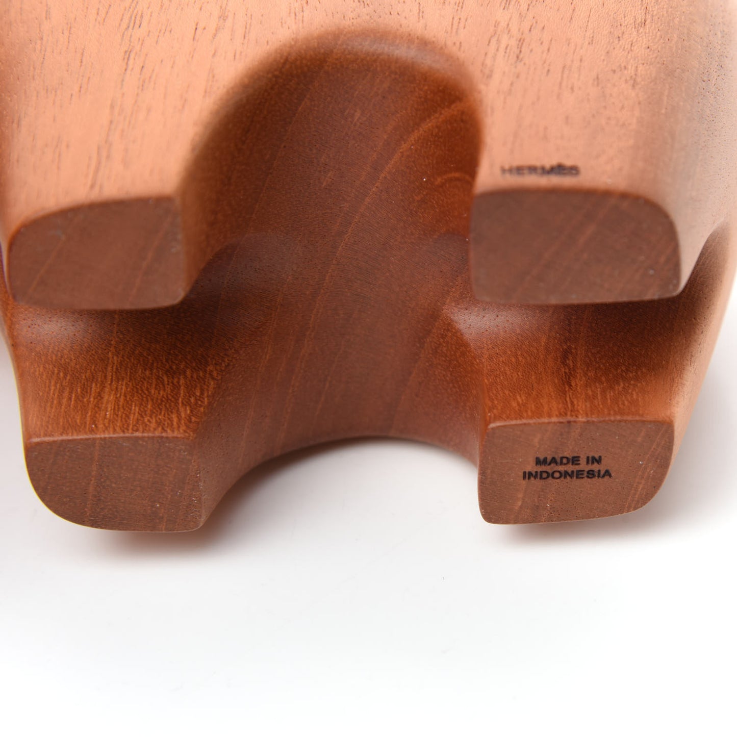 Mahogany Wood Elephant Lao Paperweight Naturel