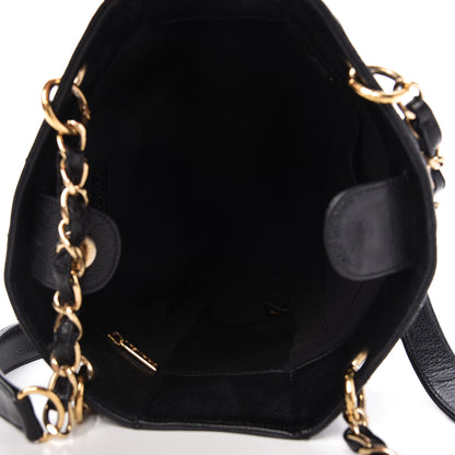 Chanel Caviar Quilted Petit Shopping Tote PST Black 5 of 9