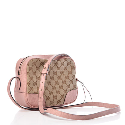 Gucci Monogram Mini Bree Messenger Bag Beige Soft Pink 3 of 9