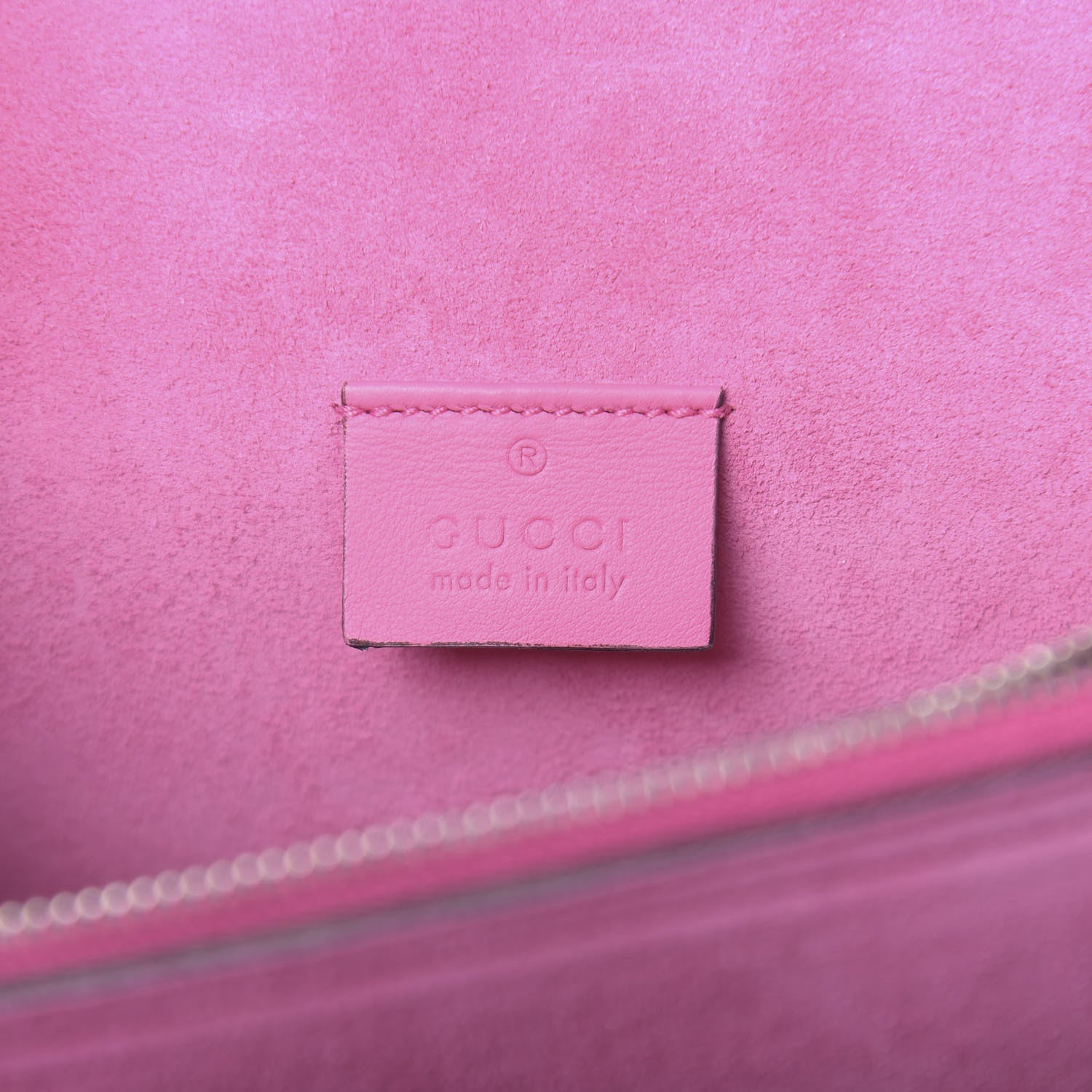 Gucci GG Supreme Monogram Suede Pierced Heart Embroidered Medium Dionysus Shoulder Bag Beige Ebony Pink Tropical Flower 6 of 18