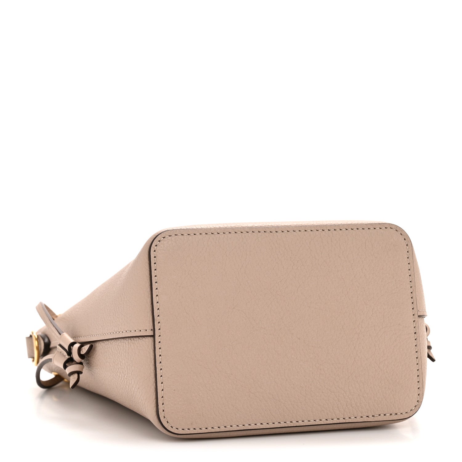 Louis Vuitton Calfskin Nano Lockme Bucket Greige 4 of 11