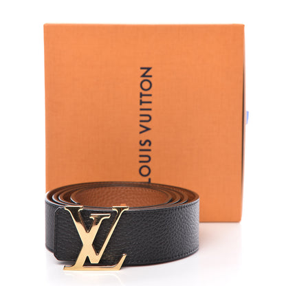 Louis Vuitton Taurillon Calfskin 40mm LV Initiales Reversible Belt 110 44 Black 8 of 8