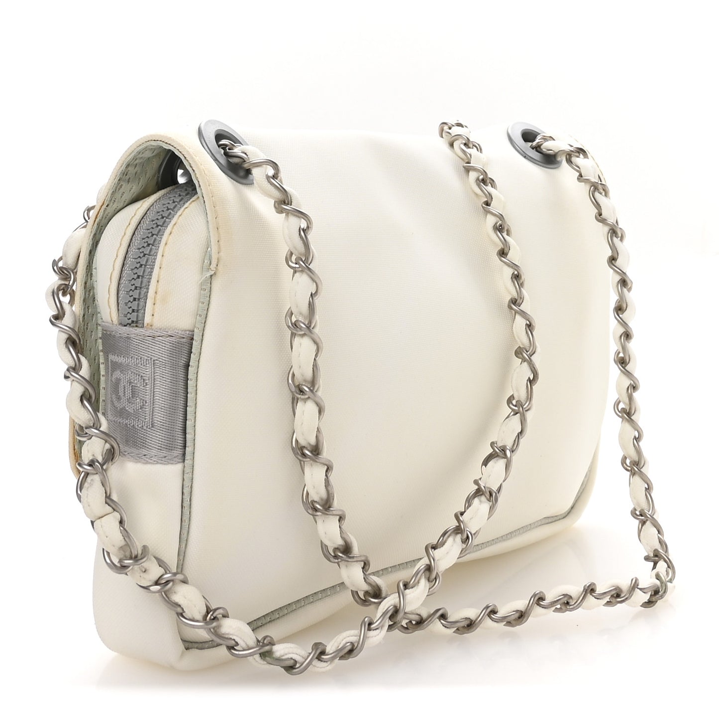 Canvas Sport Camellia Flap White