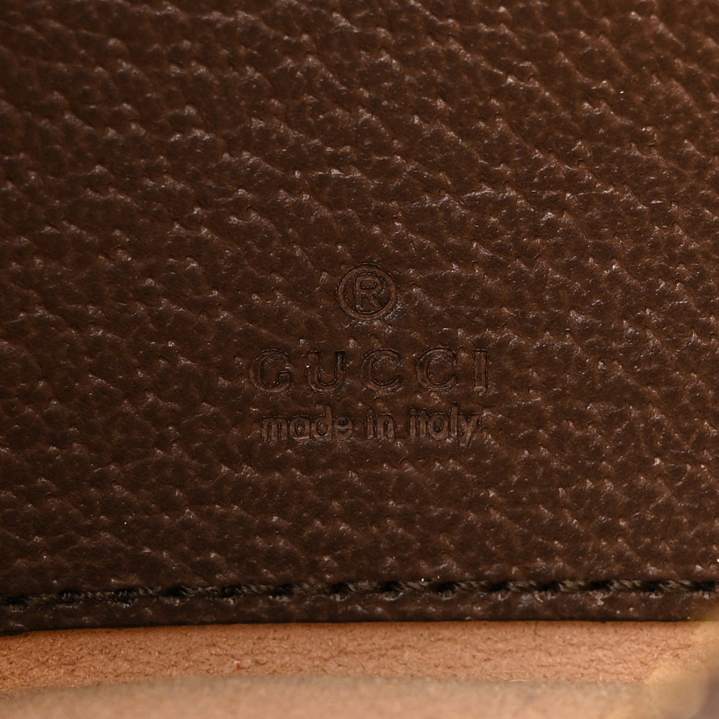 GG Supreme Monogram Textured Calfskin Web Mini Ophidia Half Moon Hobo Beige Ebony New Acero
