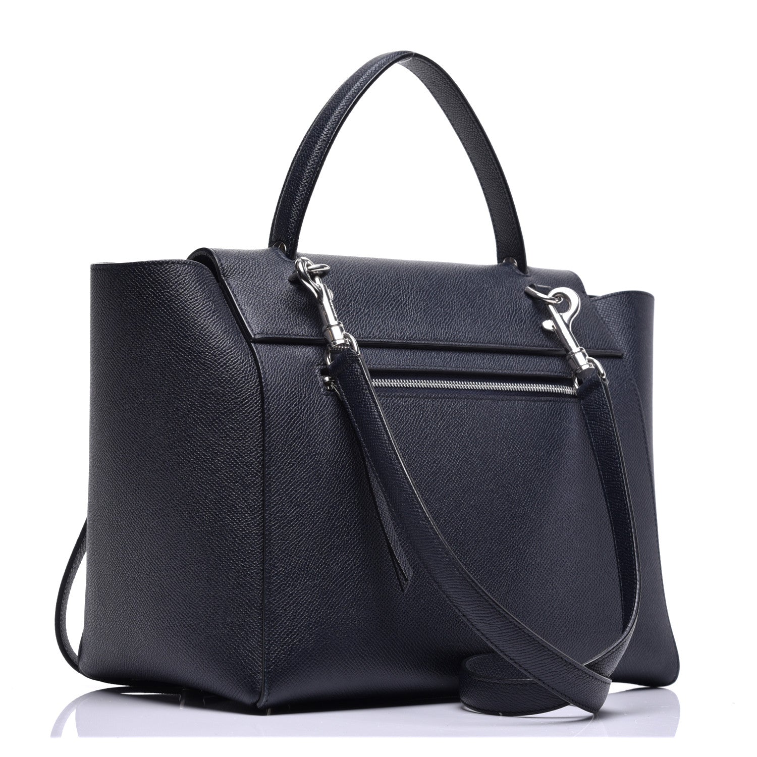 Celine Grained Calfskin Mini Belt Bag Navy 4 of 9
