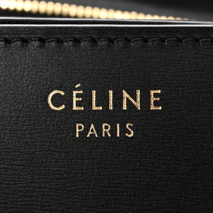 Celine Box Calfskin Medium Classic Box Flap Bag Black 6 of 10