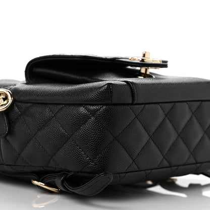 Chanel Caviar Quilted Small CC Day Backpack Black 8 of 10