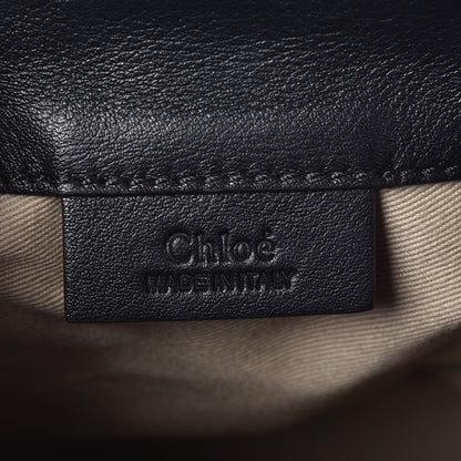 Chloe Suede Calfskin Mini Faye Backpack Black 6 of 7