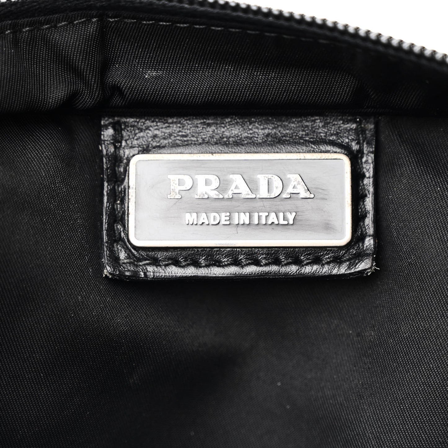 Nylon Vela Flat Messenger Bag Black