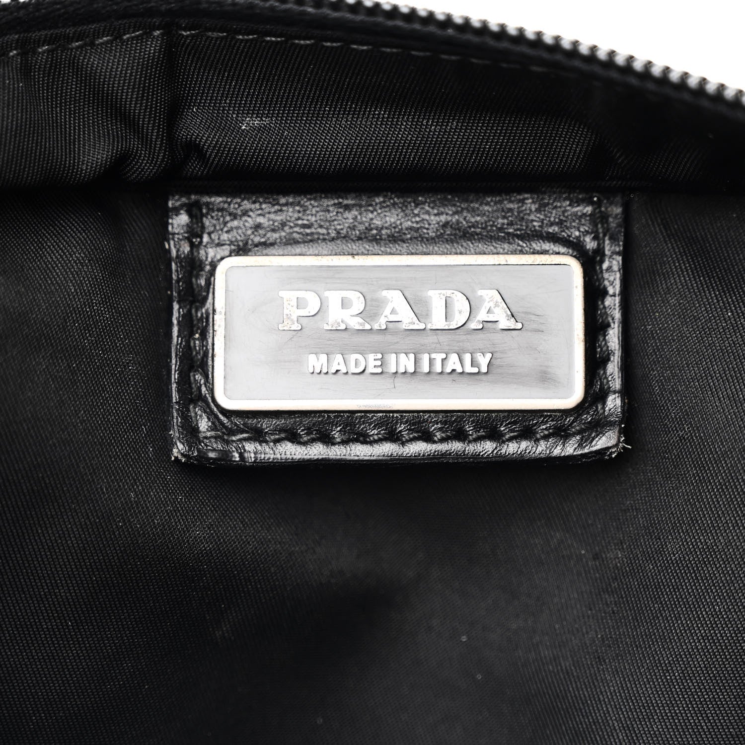 Prada Nylon Vela Flat Messenger Bag Black 6 of 9