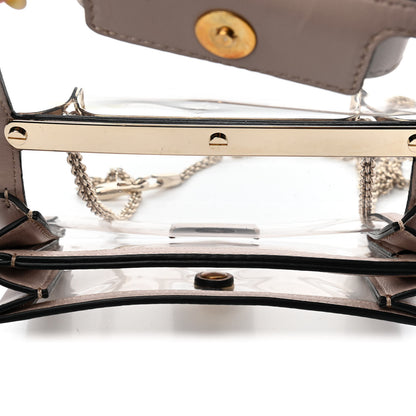 Valentino Garavani PVC Nappa Naked Mini Va Va Voom Shoulder Bag Poudre 5 of 8