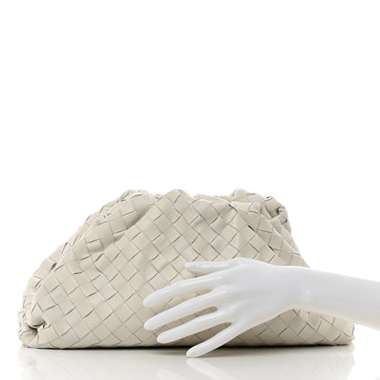 Bottega Veneta Nappa Maxi Intreccio The Pouch Oversized Clutch Plaster 2 of 8