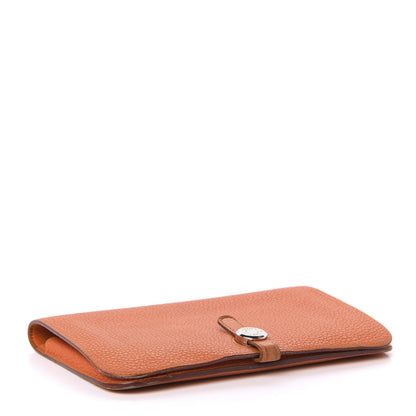 Hermes Togo Dogon Duo Wallet Orange 4 of 15