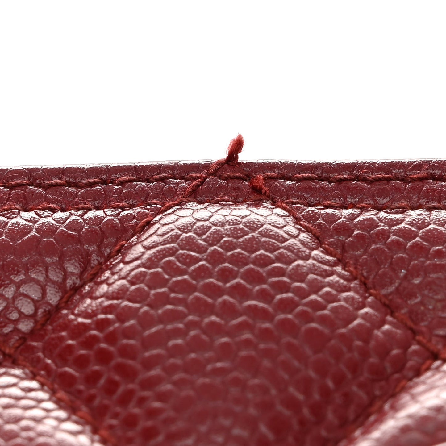 Caviar Quilted Timeless CC Shoulder Bag Red