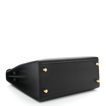Hermes Epsom Kelly Sellier 25 Black 4 of 11