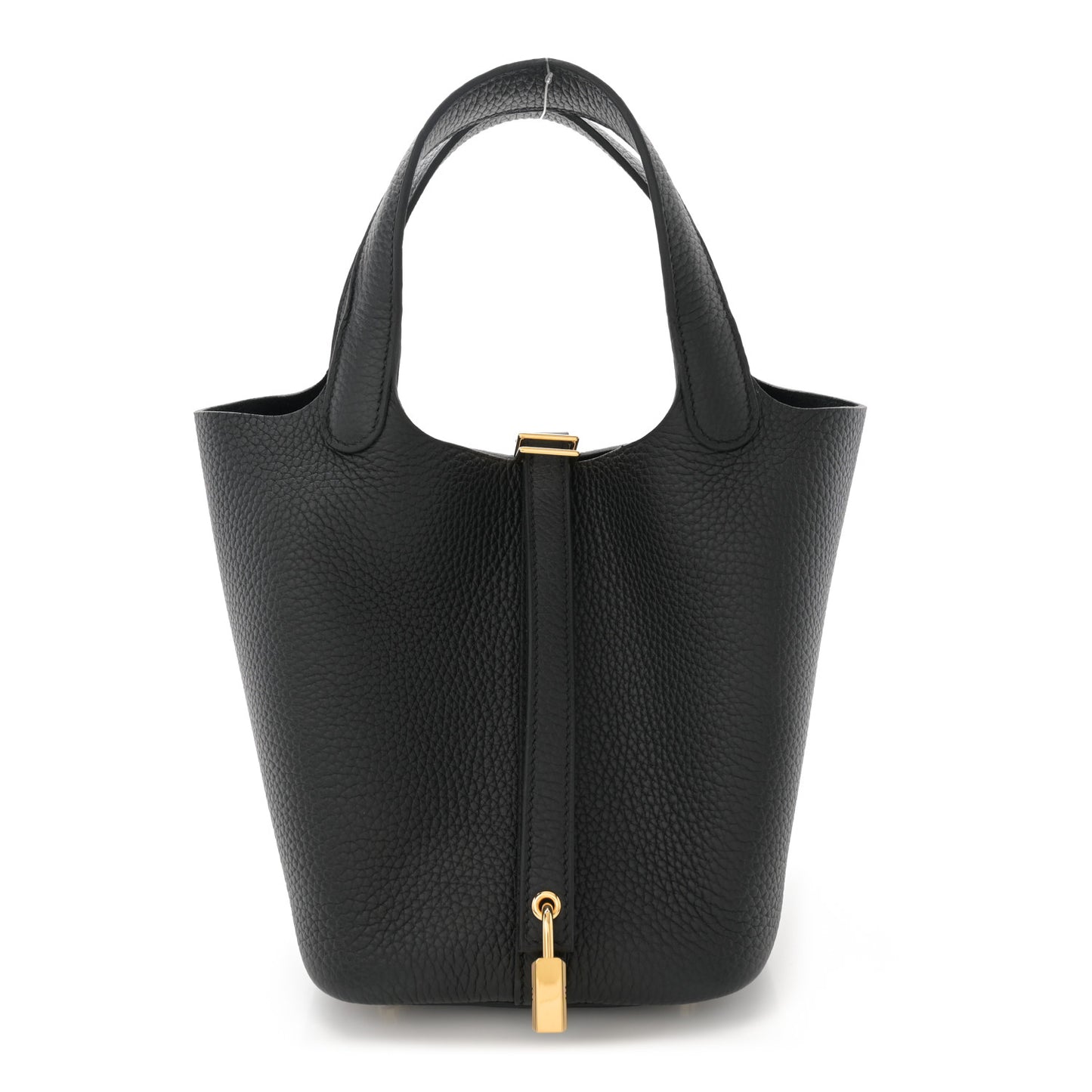 Taurillon Clemence Picotin Lock 18 PM Black