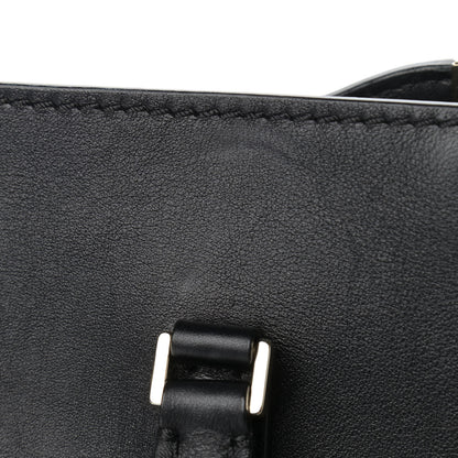 Valentino Garavani Vitello Rockstud Double Handle Tote Black 8 of 10