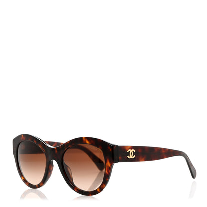 Chanel Acetate Butterfly Sunglasses 5371-A Tortoise 1 of 8