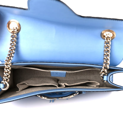 Gucci Microguccissima Medium Emily Chain Shoulder Bag Mineral Blue 5 of 12