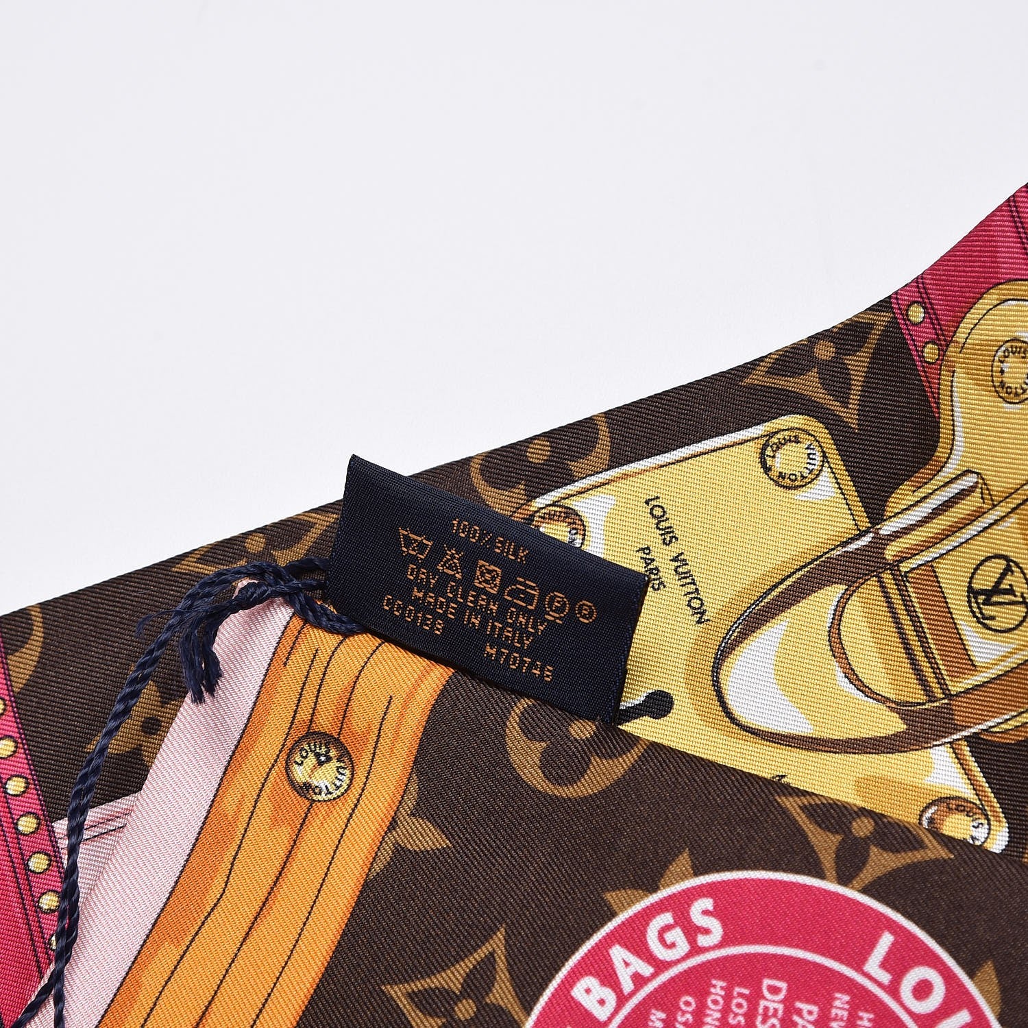 Louis Vuitton Silk Monogram Summer Trunks Bandeau Brown 5 of 5