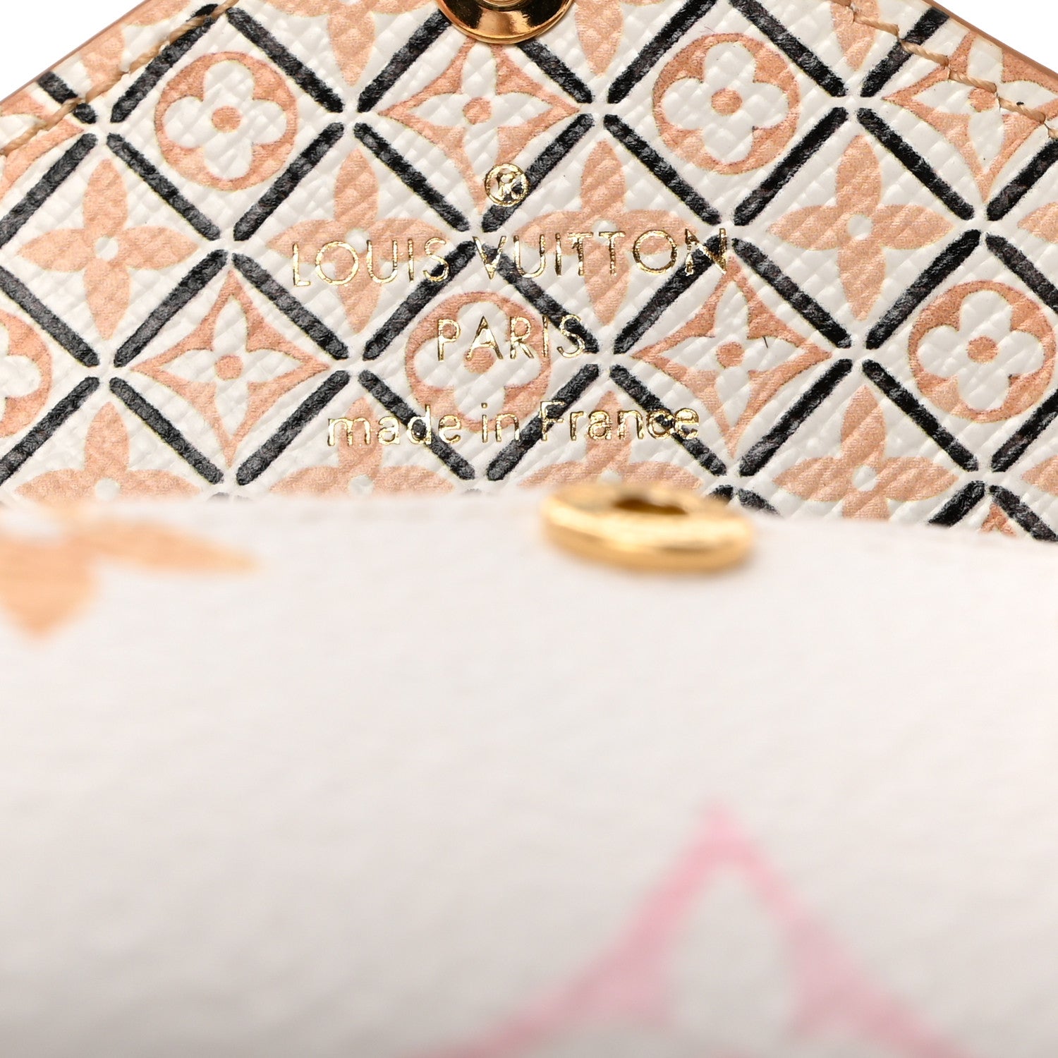Louis Vuitton Monogram Resort Small Kirigami Pochette Insert White Beige 6 of 6
