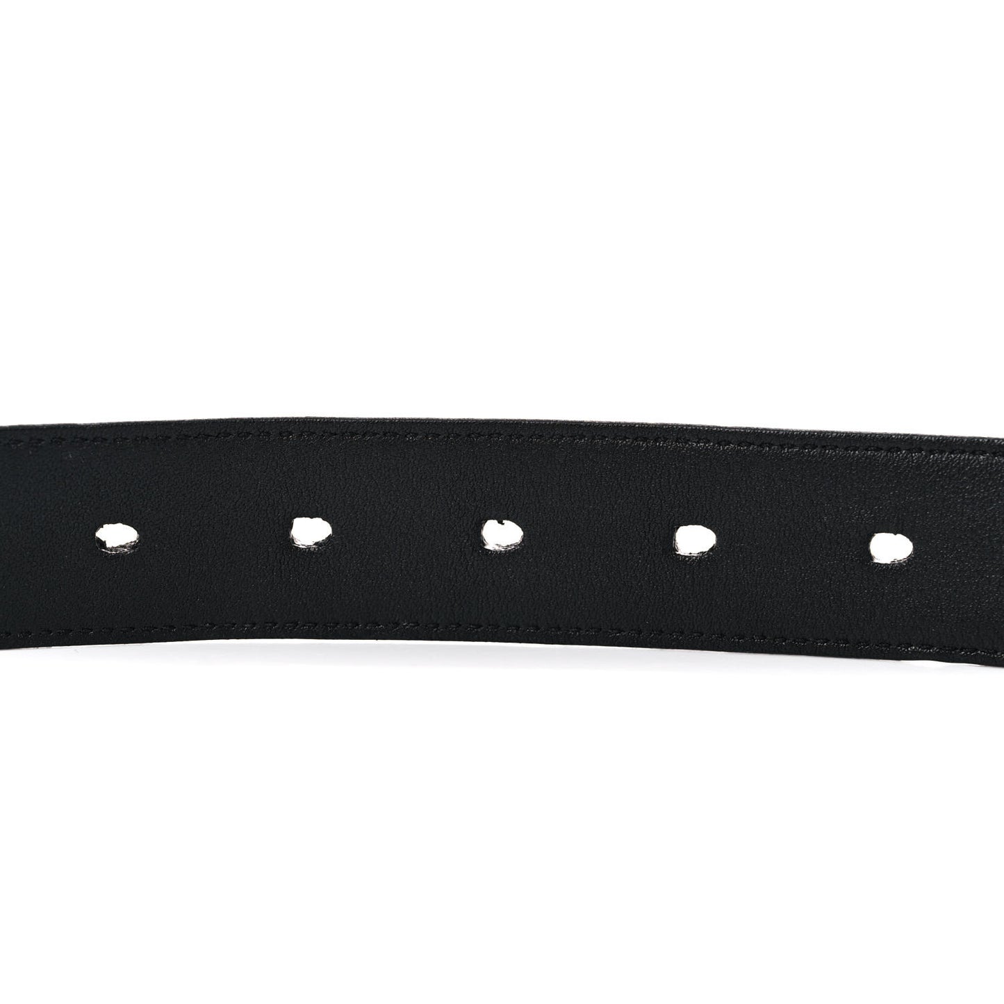 Smooth Calfskin Monogram Square Buckle Belt 85 34 Black