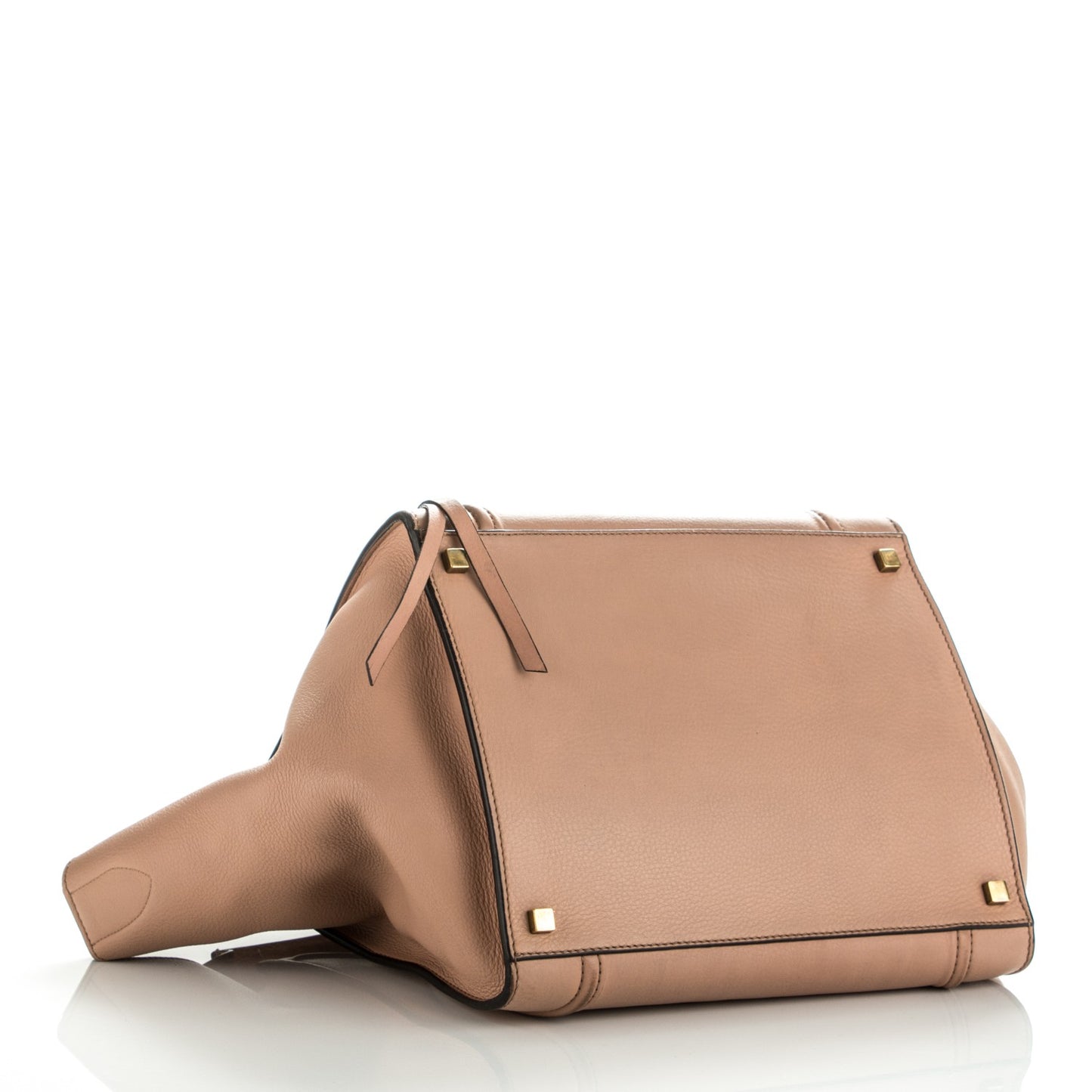 Supple Calfskin Medium Phantom Luggage Flesh