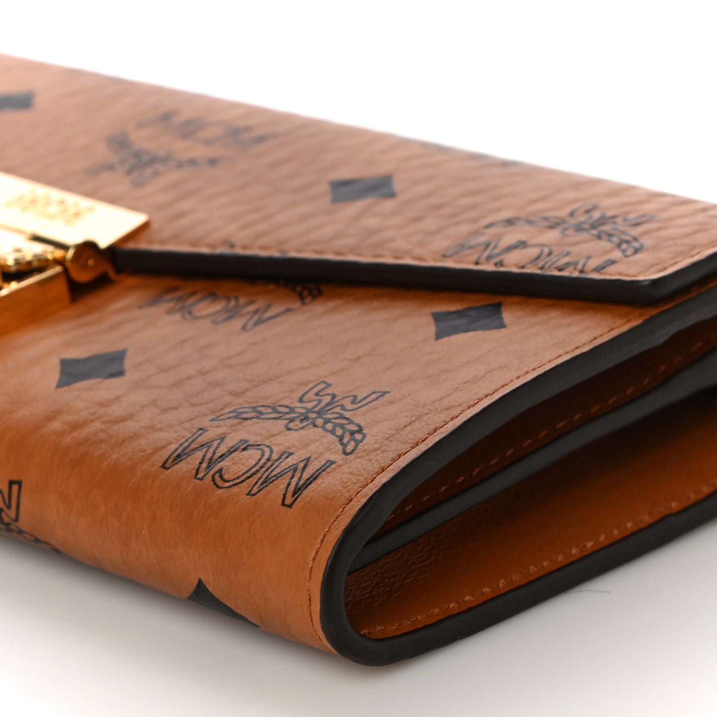 Visetos Large Patricia Wallet On Chain Cognac