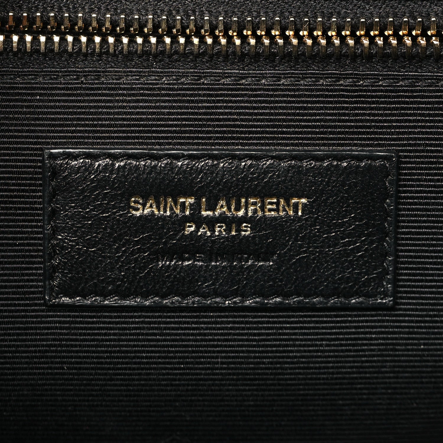 Saint Laurent Grain De Poudre Textured Mixed Matelasse Large Triquilt Monogram Satchel Black 6 of 10