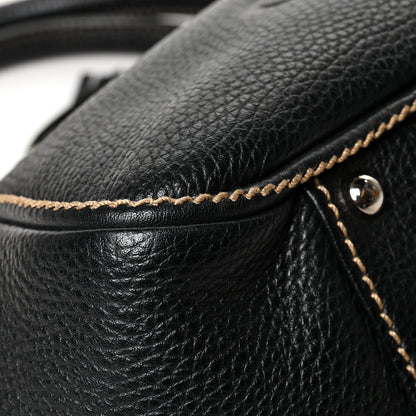 Chanel Calfskin Small Tassel Bowler Black 9 of 12