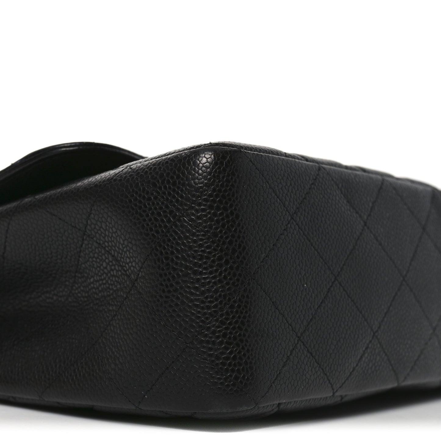 Caviar Quilted Jumbo Single Flap Black