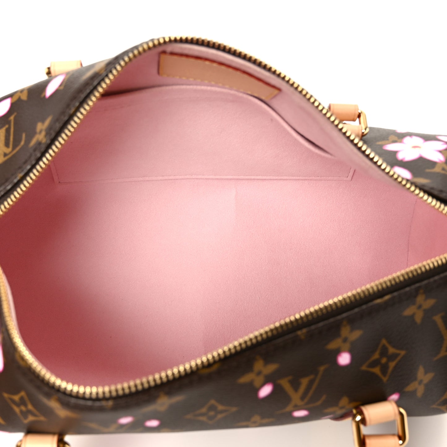 LV X TM Monogram Cherry Blossom Papillon Sakura Brown