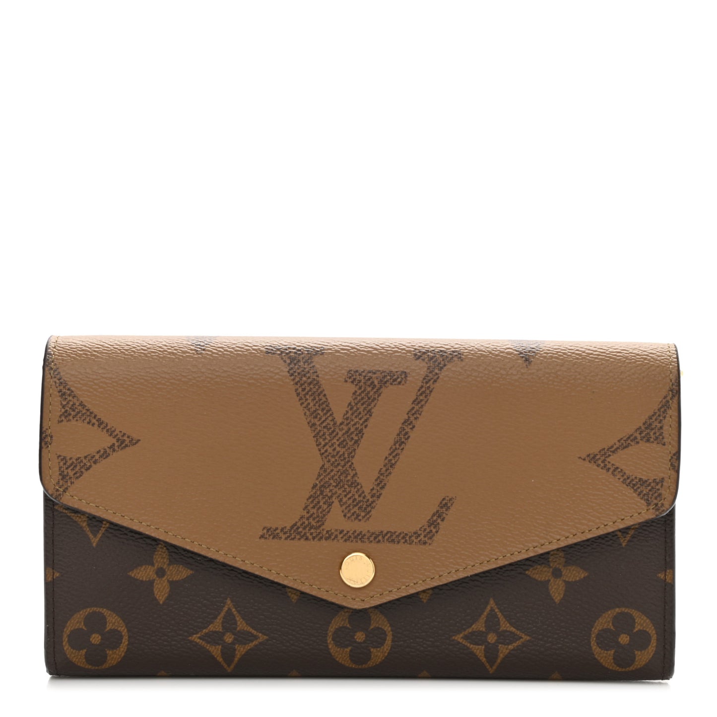 Reverse Monogram Giant Sarah Wallet
