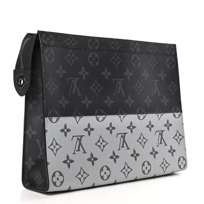 Louis Vuitton Monogram Eclipse Split Pochette Voyage MM 3 of 8