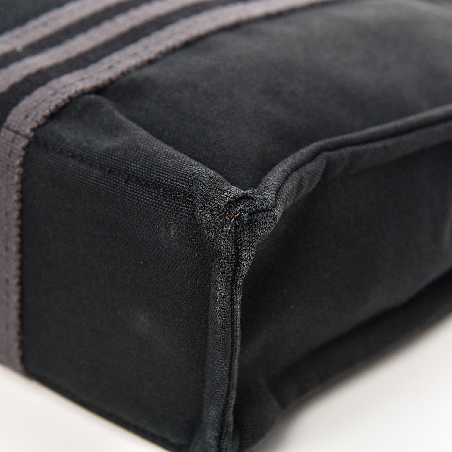 Hermes Canvas Herline PM Tote Black 9 of 16