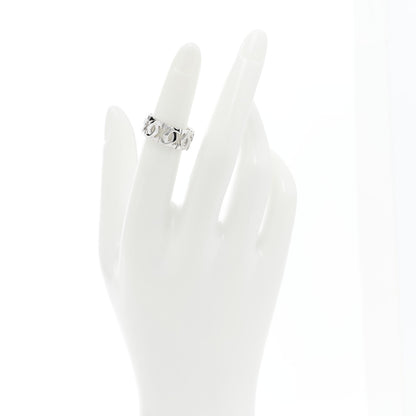 Cartier 18K White Gold Entrelaces Ring 48 4.5 2 of 4