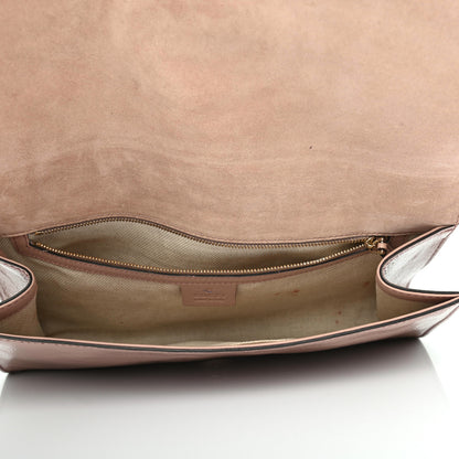 Gucci Soft Patent Medium Soho Clutch Nude 4 of 7