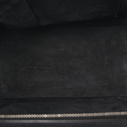 Celine Drummed Calfskin Mini Luggage Black 5 of 13