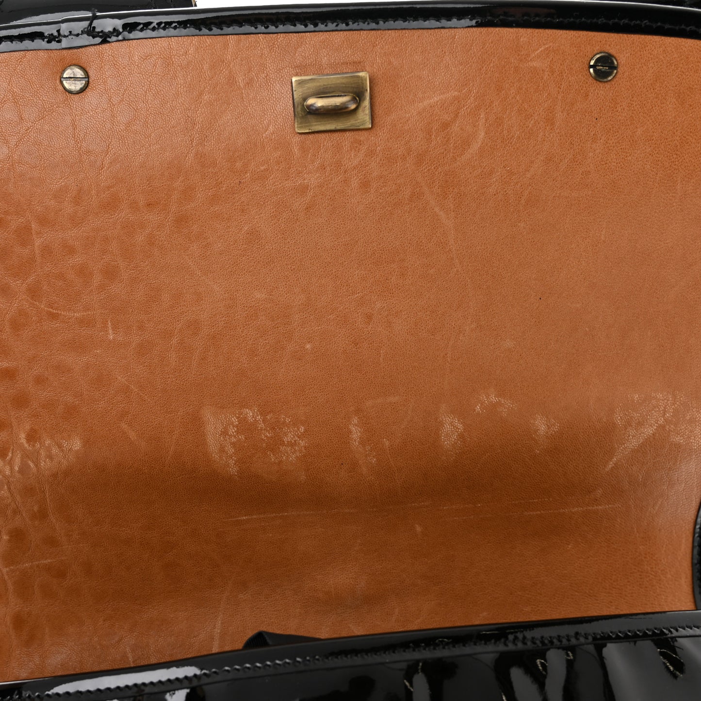 Nappa Patent B Bag Osso Black