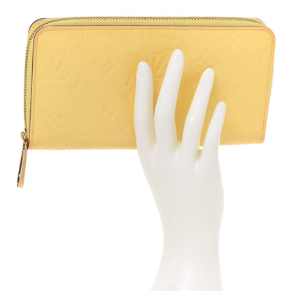 Louis Vuitton Vernis Zippy Wallet Citrine 2 of 12