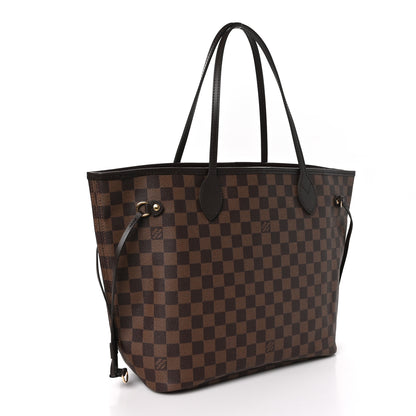 Louis Vuitton Damier Ebene Neo Neverfull MM Rose Ballerine 4 of 10