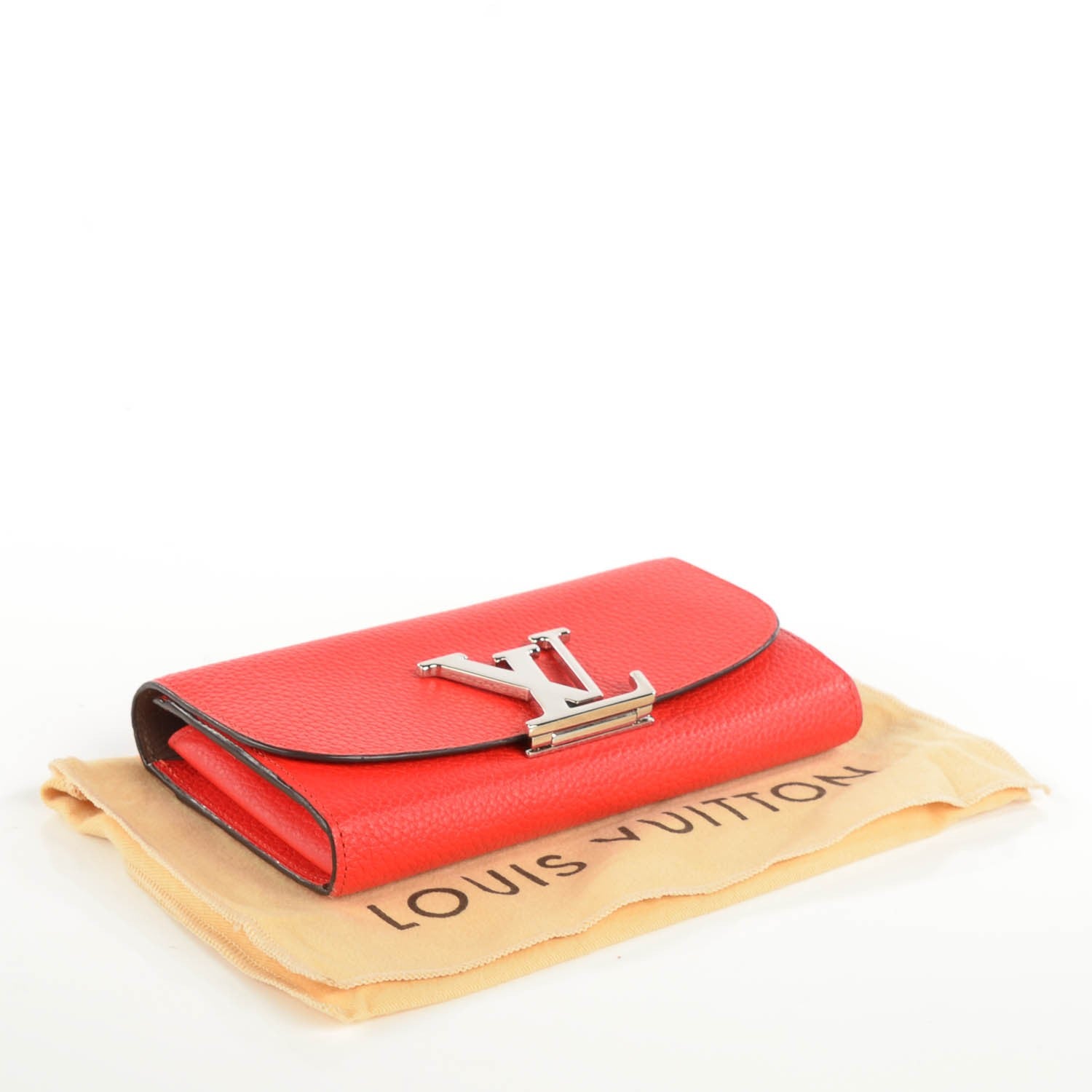 Louis Vuitton Taurillon Vivienne LV Long Wallet Coquelicot 4 of 8