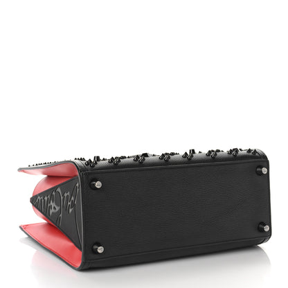 Christian Louboutin Calfskin Spikes Medium Paloma Black 3 of 7