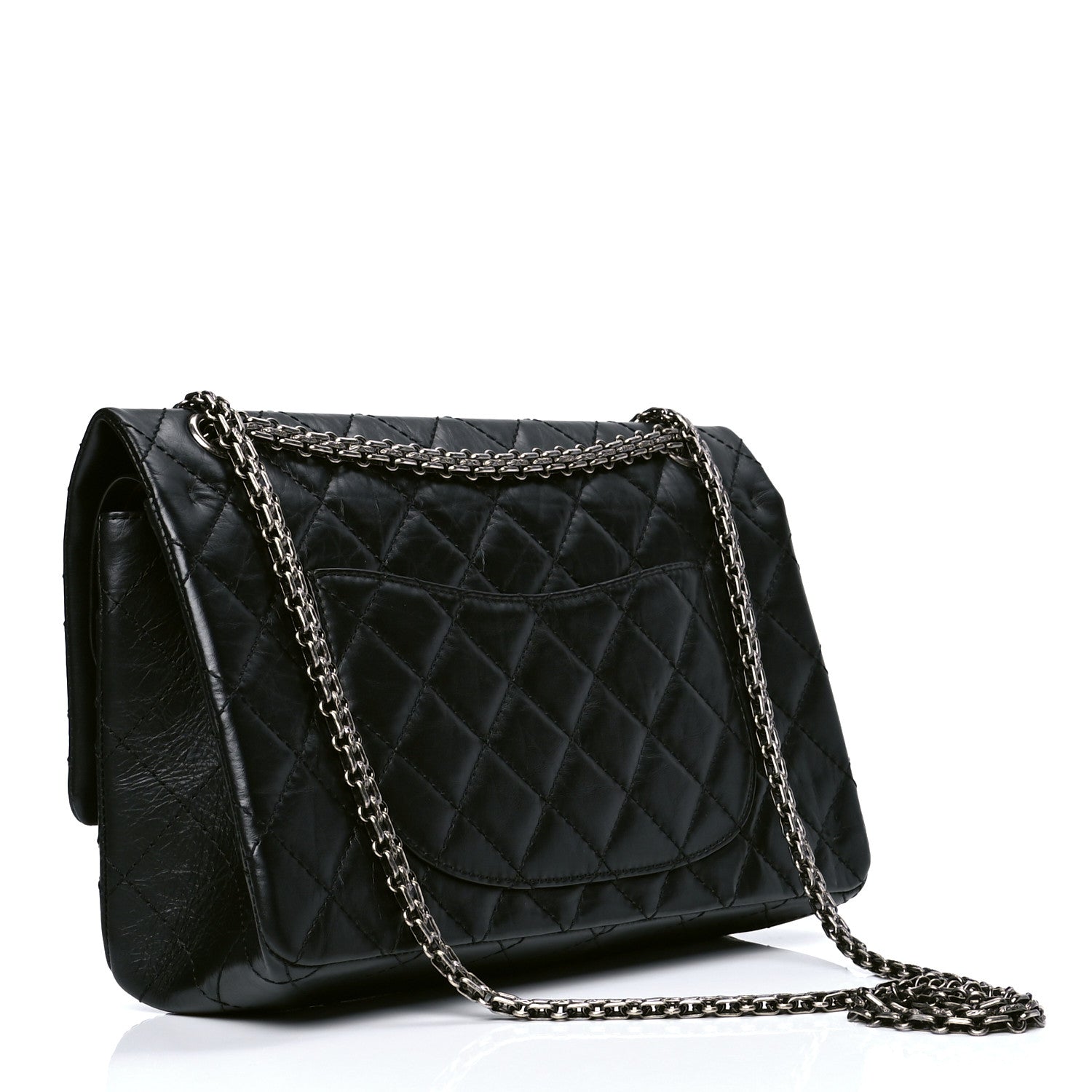 Chanel Aged Calfskin Quilted 2.55 Reissue 226 Flap Black 2 of 4